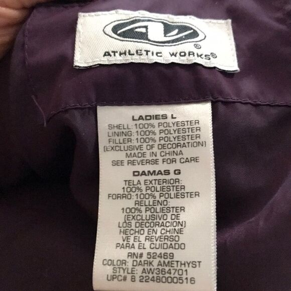 Athletic Works Puffer Jacket Large - Picture 12 of 13